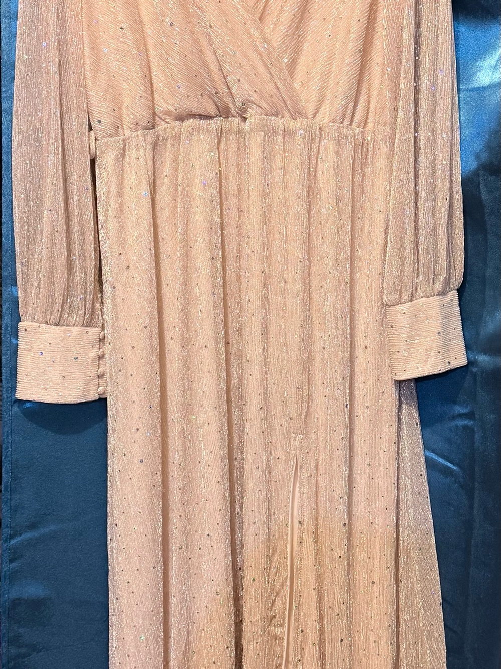 Beautiful sparkly mother of the bride dress.